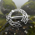 Ivermere Celtic Knot Tara Brooch in Sterling Silver