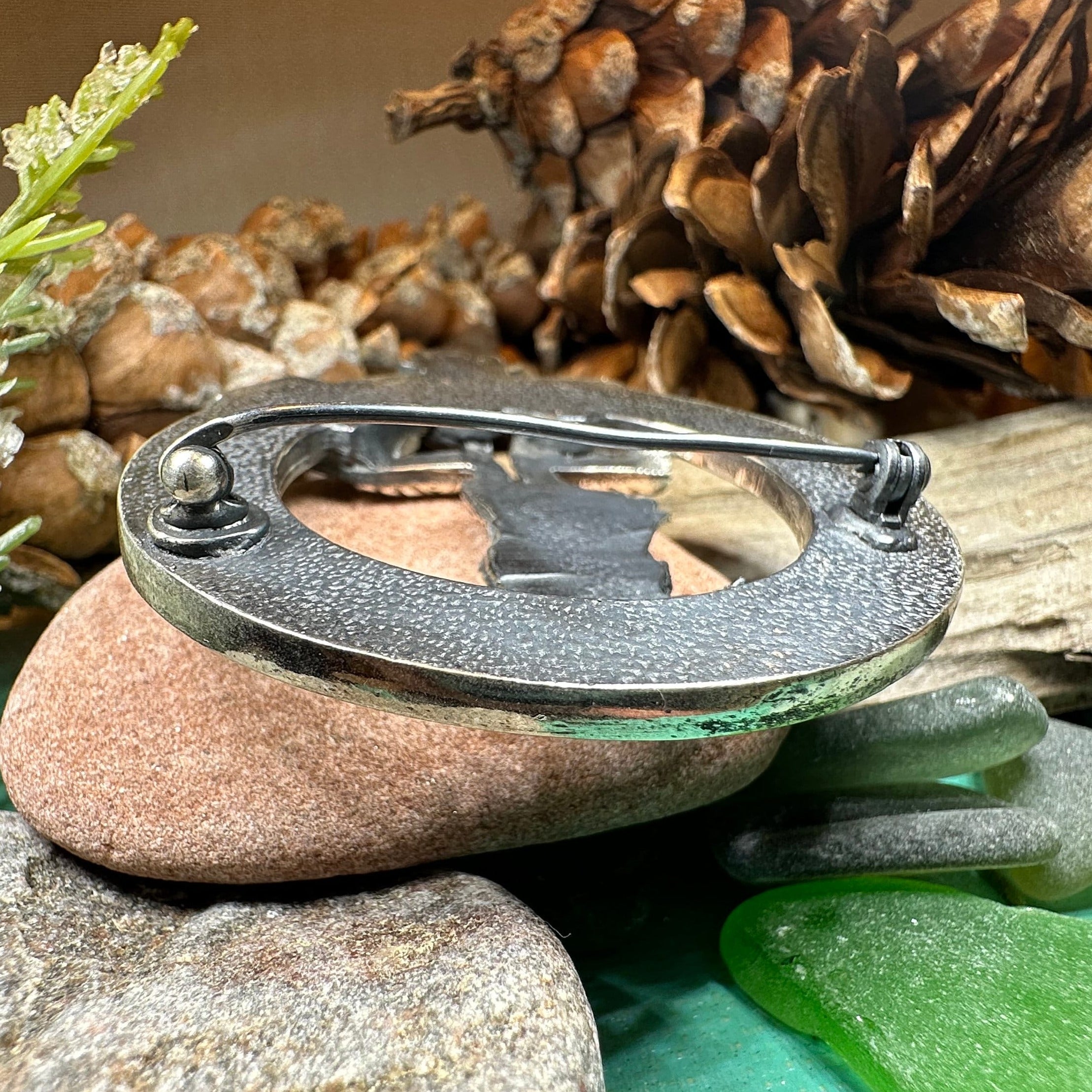 Bagpiper Scotland Brooch - Handmade in Scotland