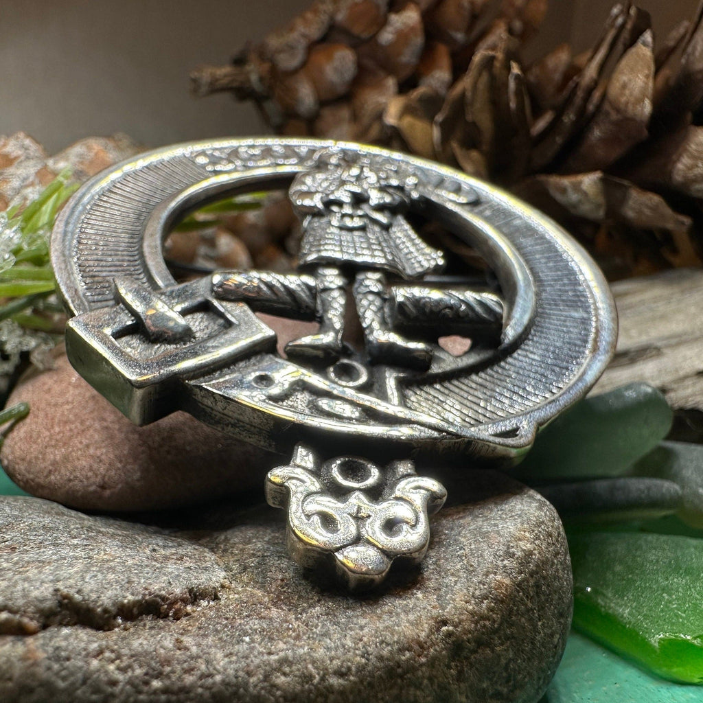 Bagpiper Scotland Brooch - Handmade in Scotland