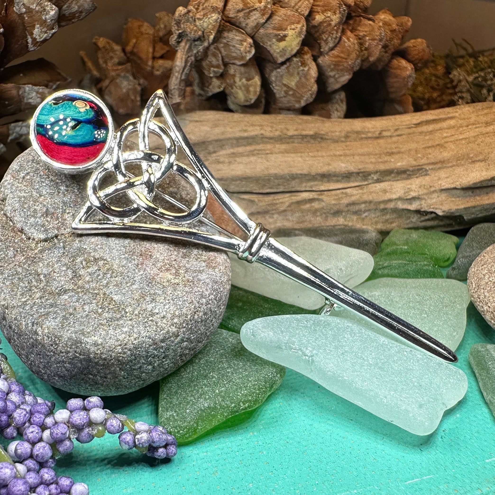 Heathergems Celtic Kilt Pin - Handmade in Scotland