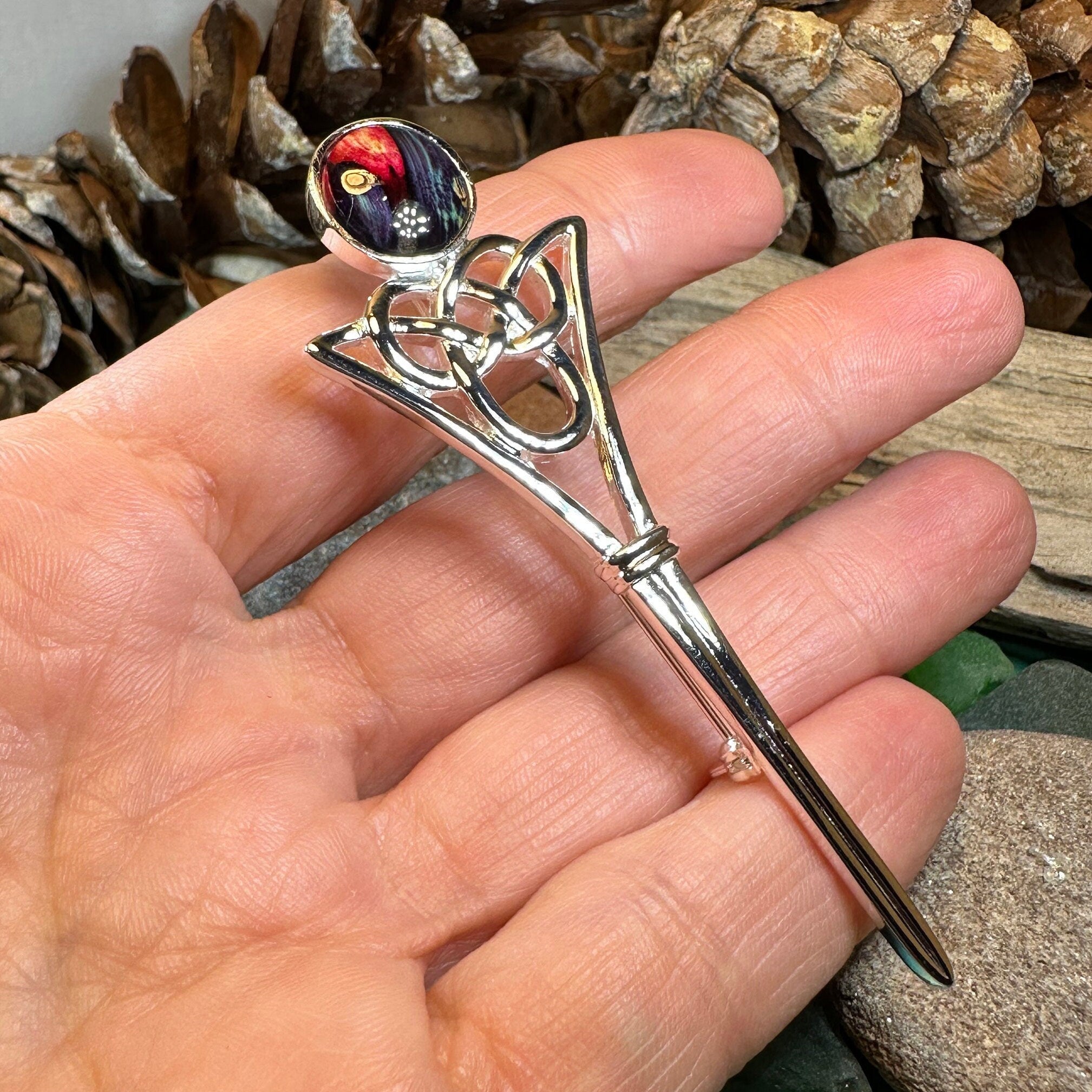 Heathergems Celtic Kilt Pin - Handmade in Scotland