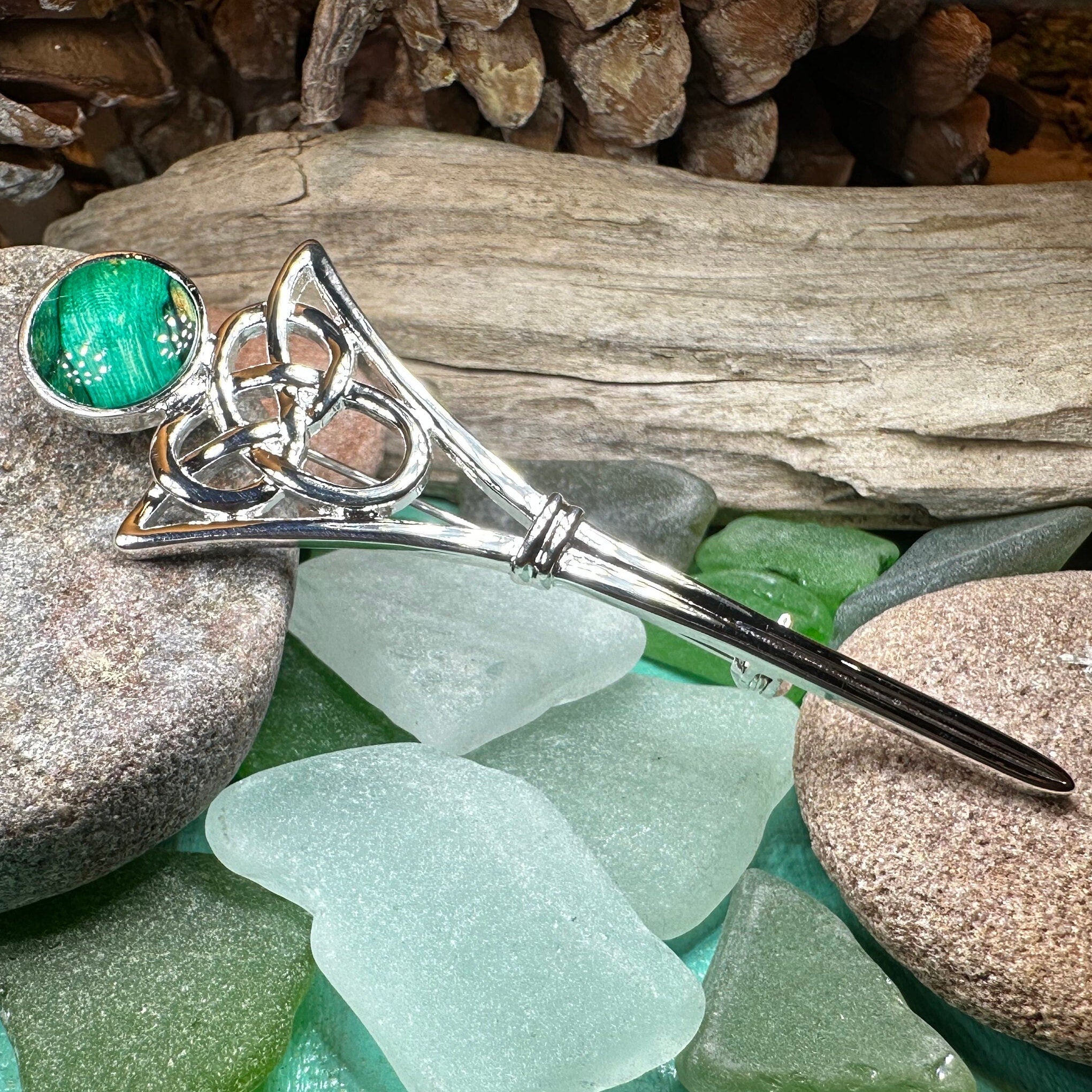 Heathergems Celtic Kilt Pin - Handmade in Scotland