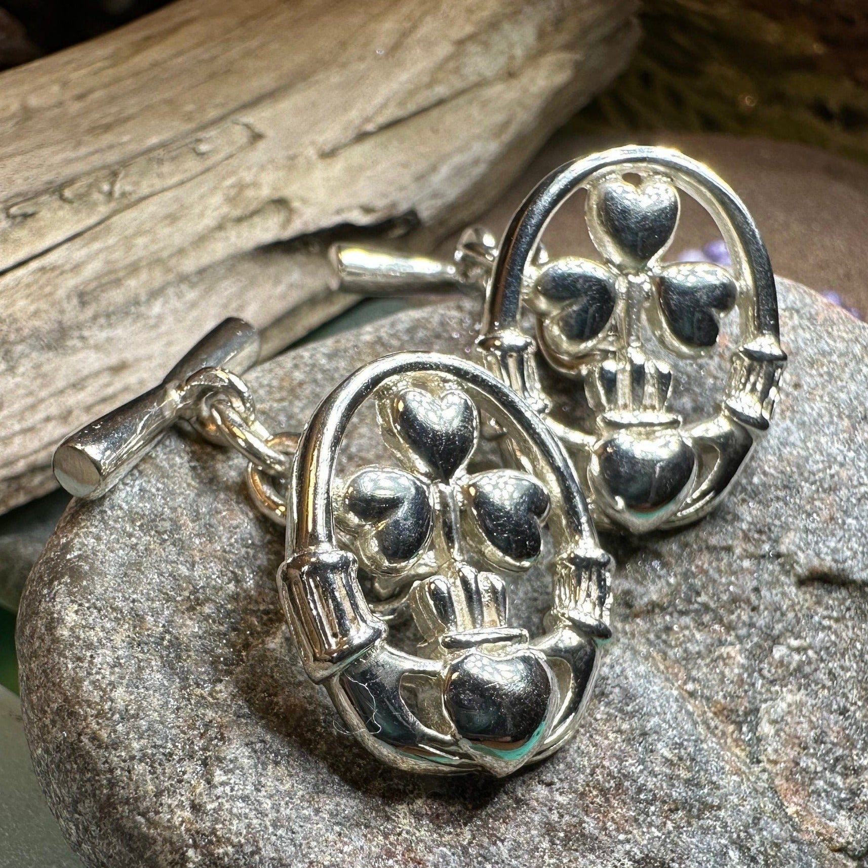 Tyrone Irish Claddagh Cufflinks for Men