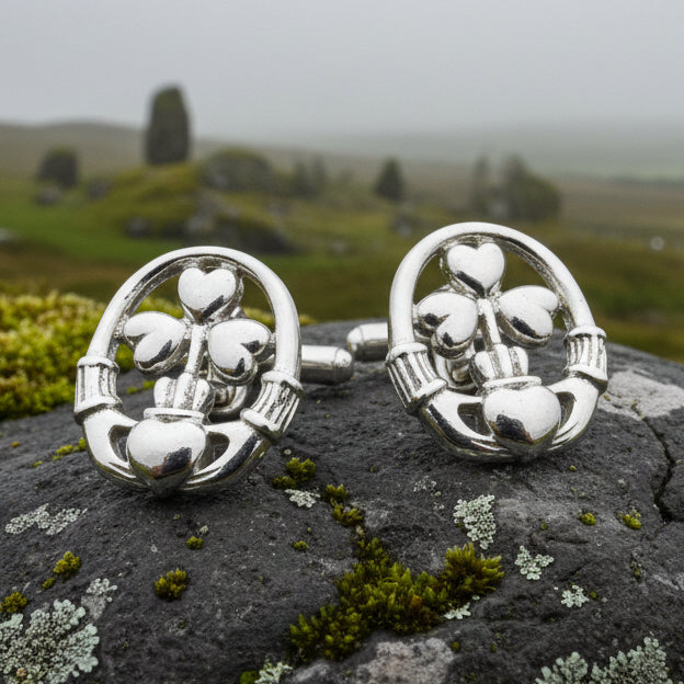 Tyrone Irish Claddagh Cufflinks for Men