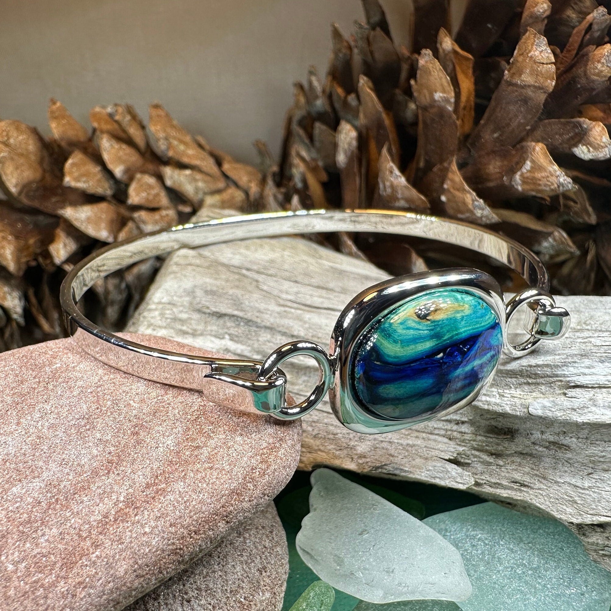 Square Scotland Heathergems Bracelet - Handmade in Scotland