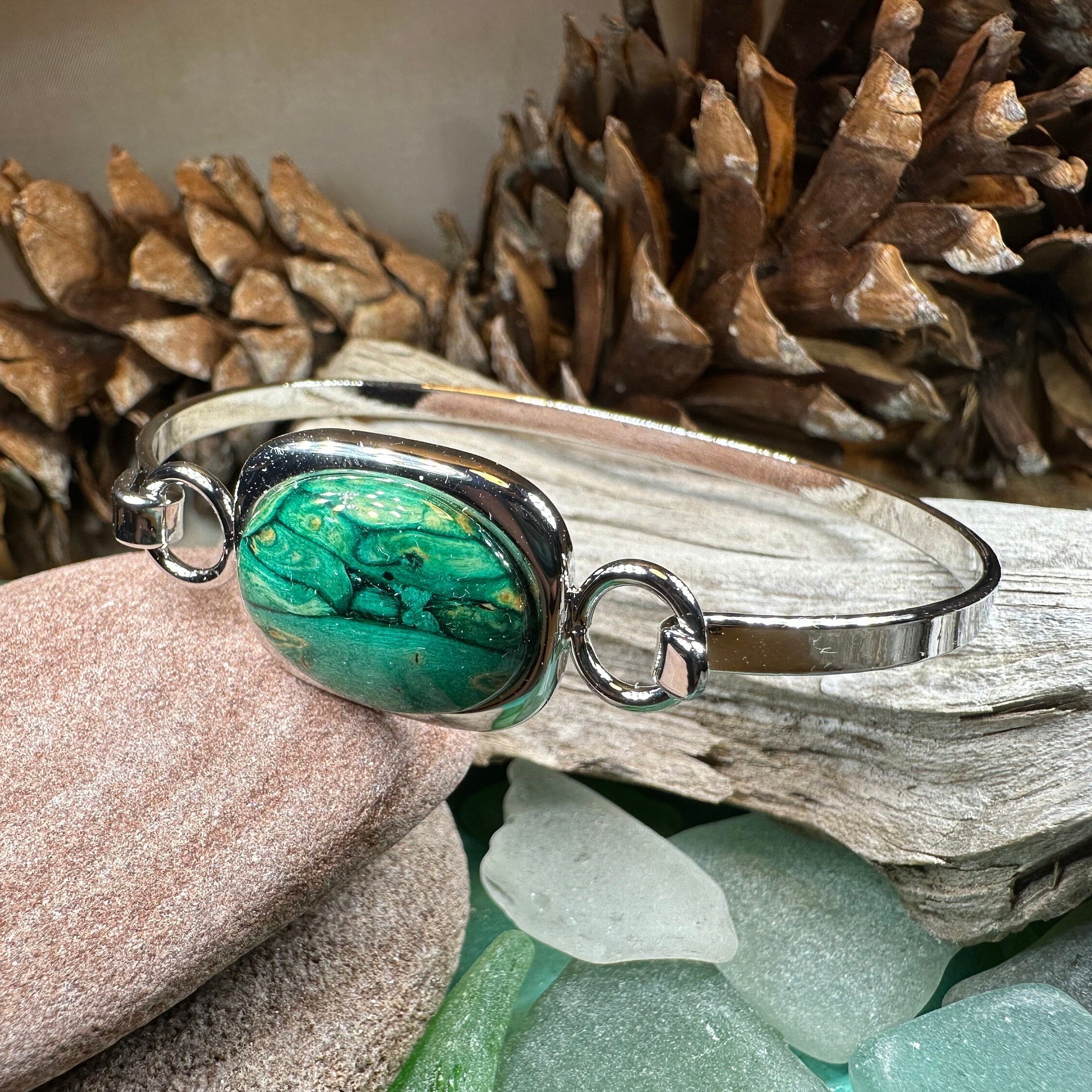 Square Scotland Heathergems Bracelet - Handmade in Scotland