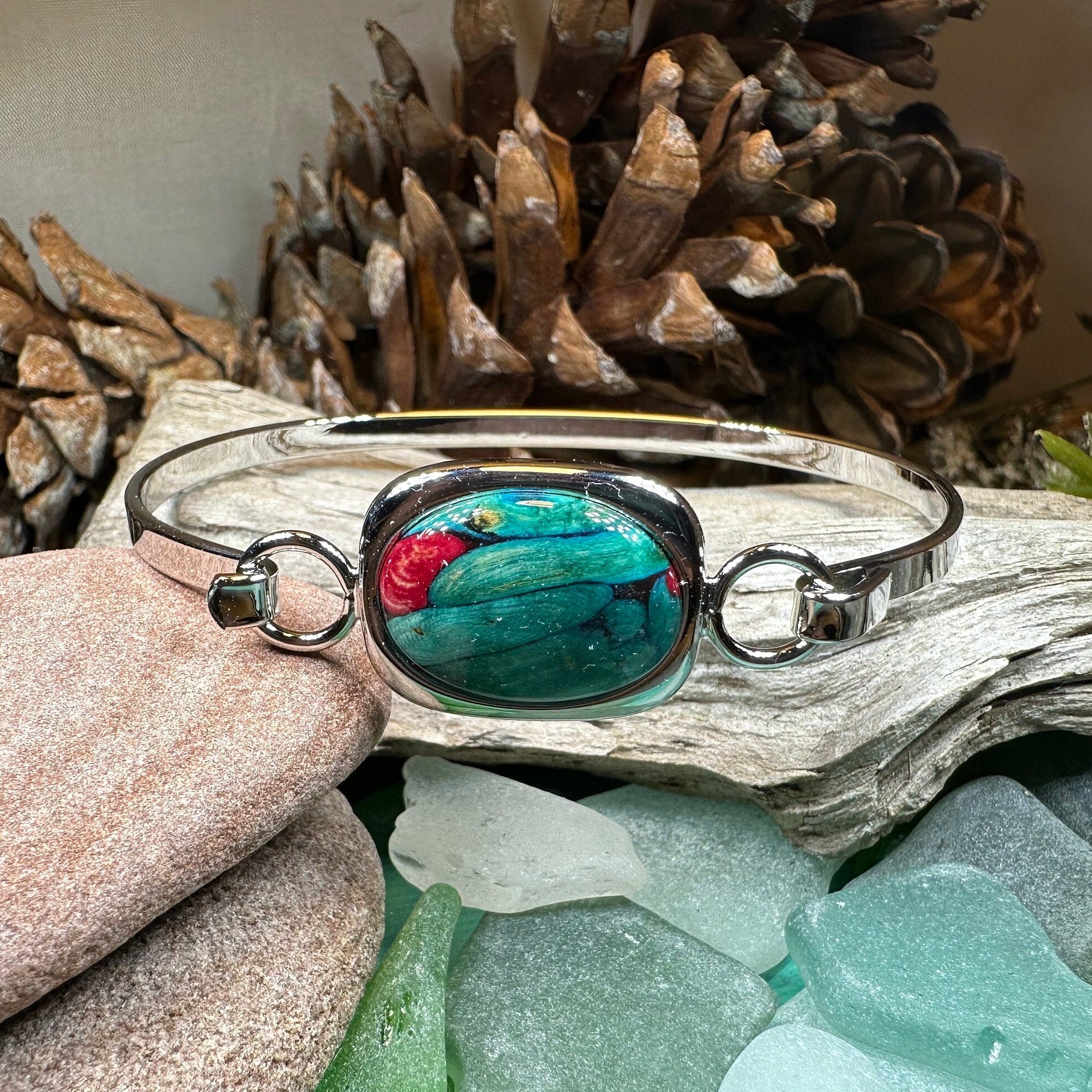 Square Scotland Heathergems Bracelet - Handmade in Scotland