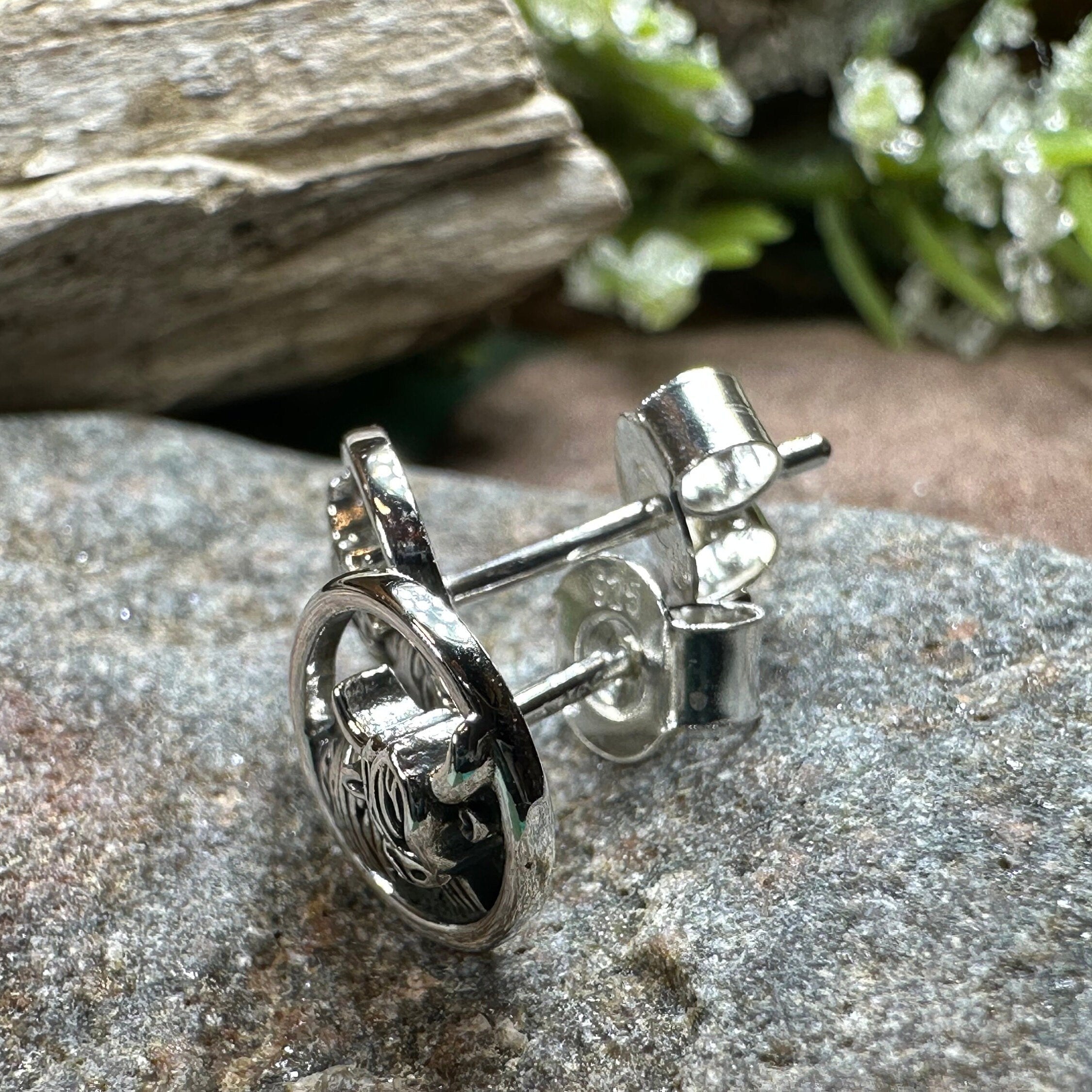 Scruffy Coo Highland Cow Post Earrings for Women
