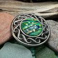 Heathergems Scottish Celtic Brooch - Handmade in Scotland