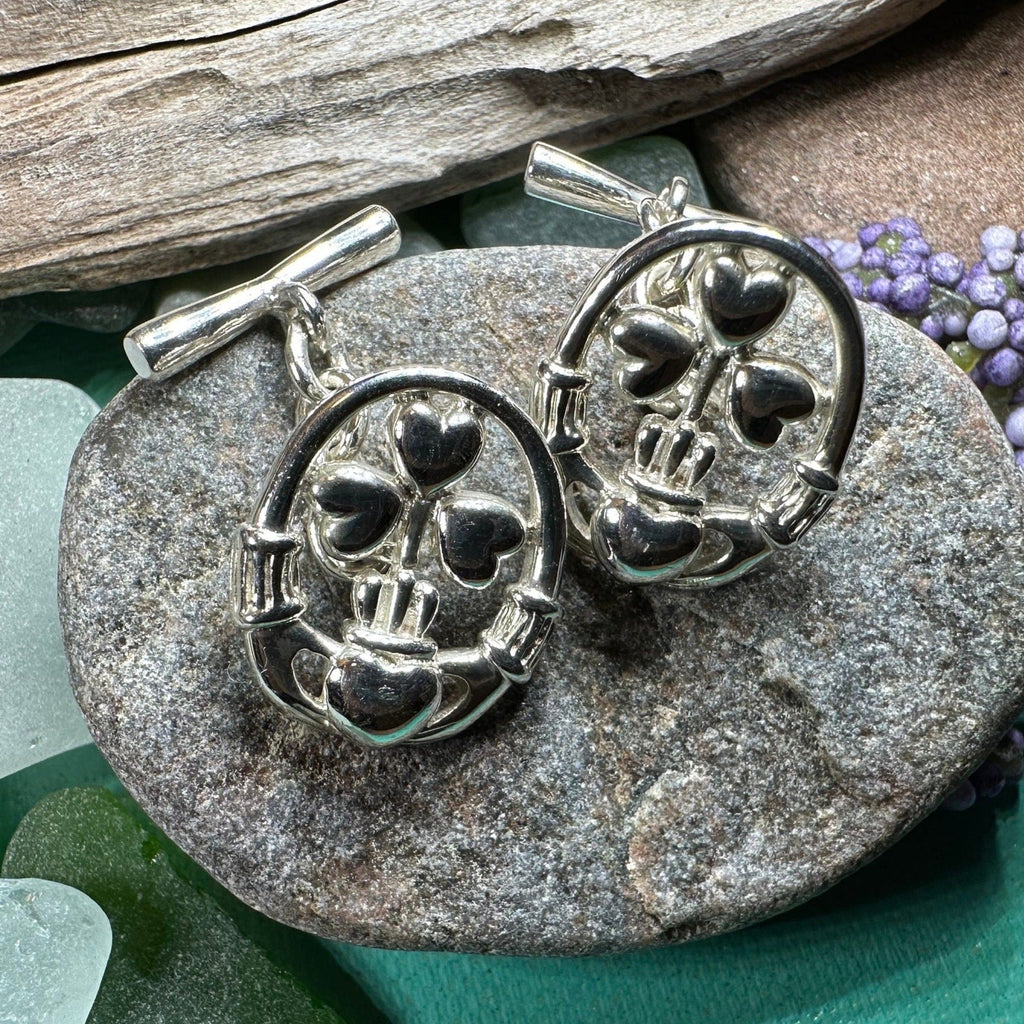 Tyrone Irish Claddagh Cufflinks for Men