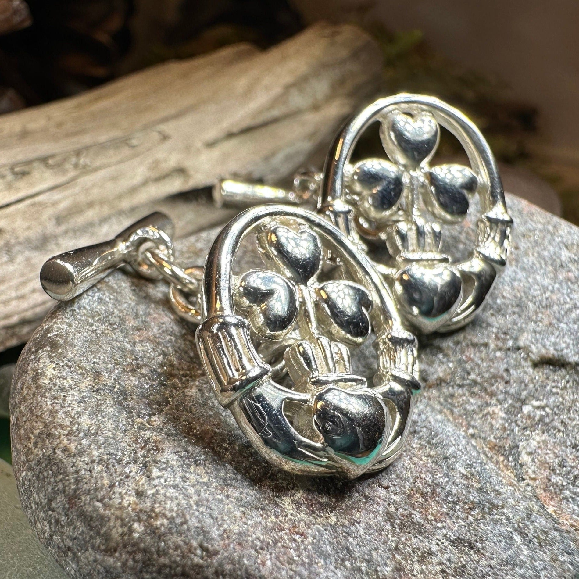 Tyrone Irish Claddagh Cufflinks for Men