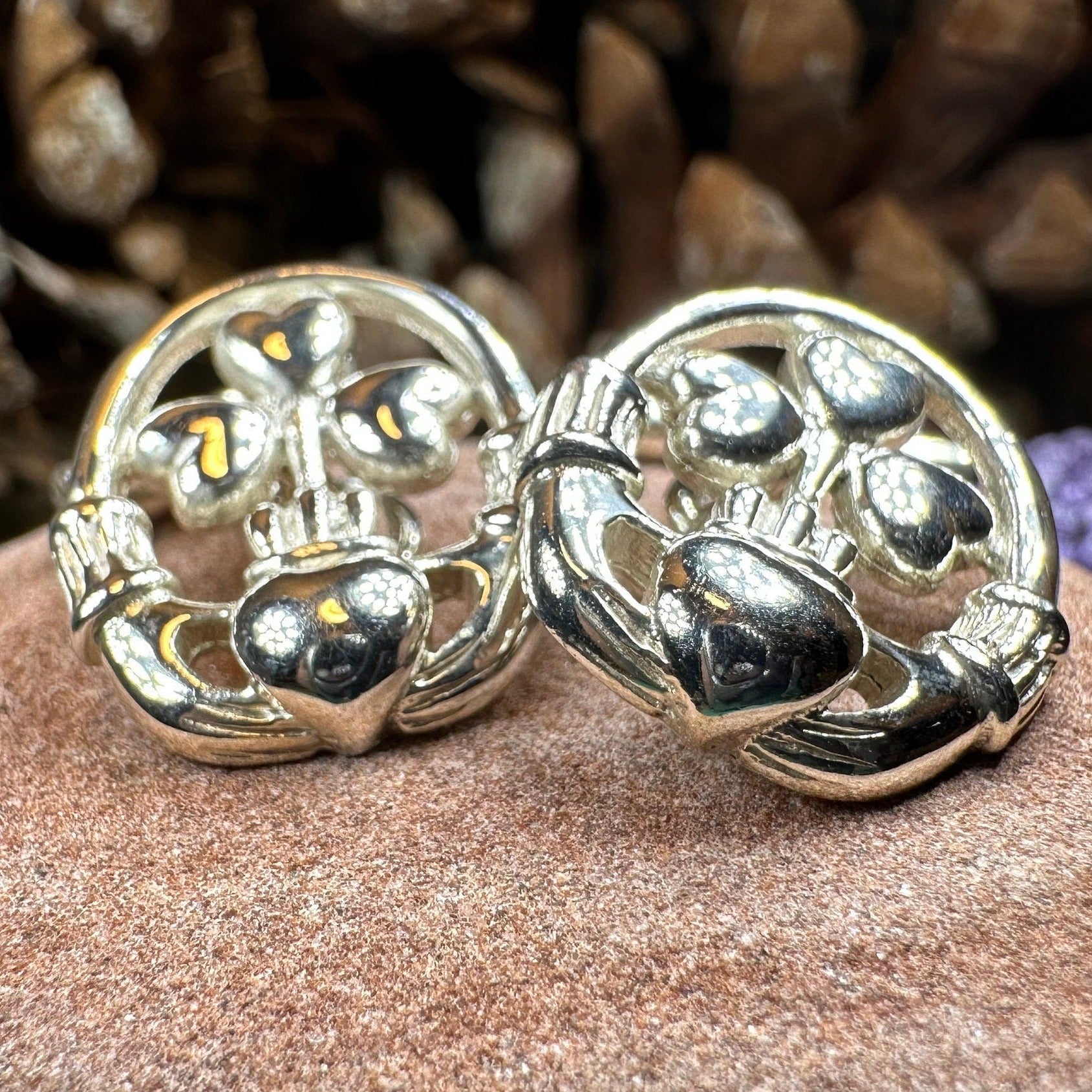 Tyrone Irish Claddagh Cufflinks for Men