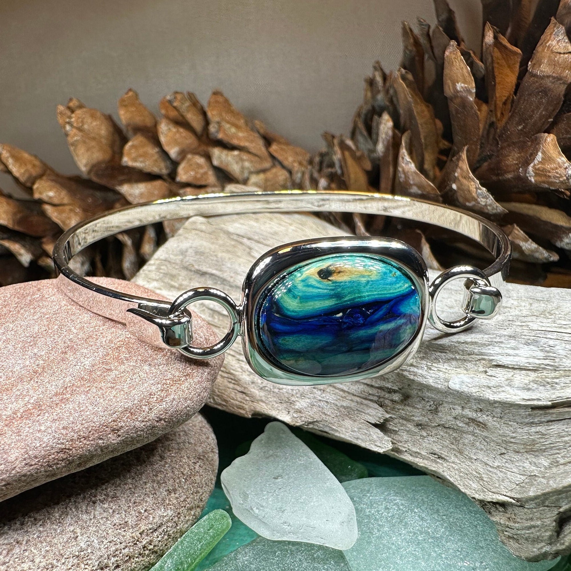 Square Scotland Heathergems Bracelet - Handmade in Scotland