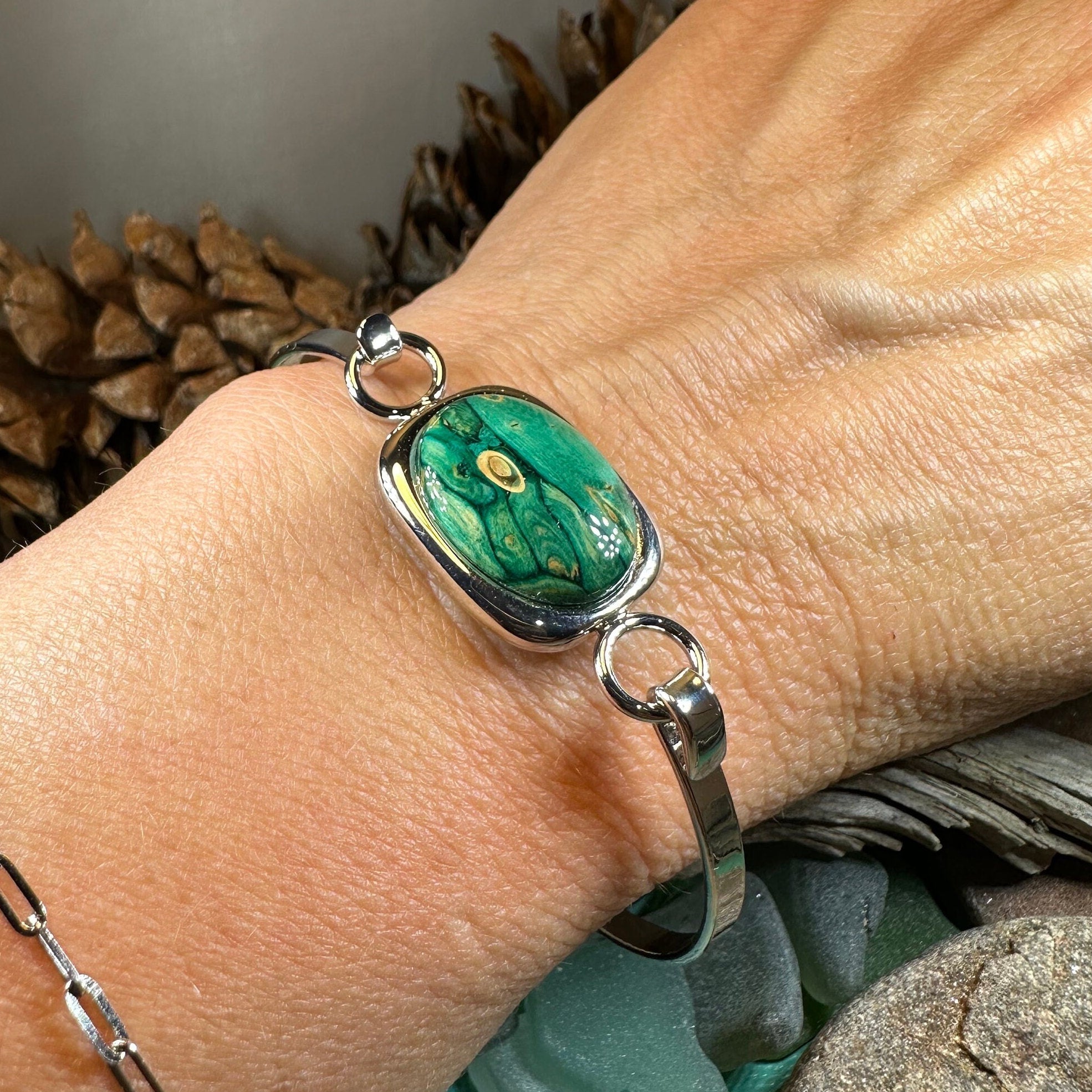 Square Scotland Heathergems Bracelet - Handmade in Scotland