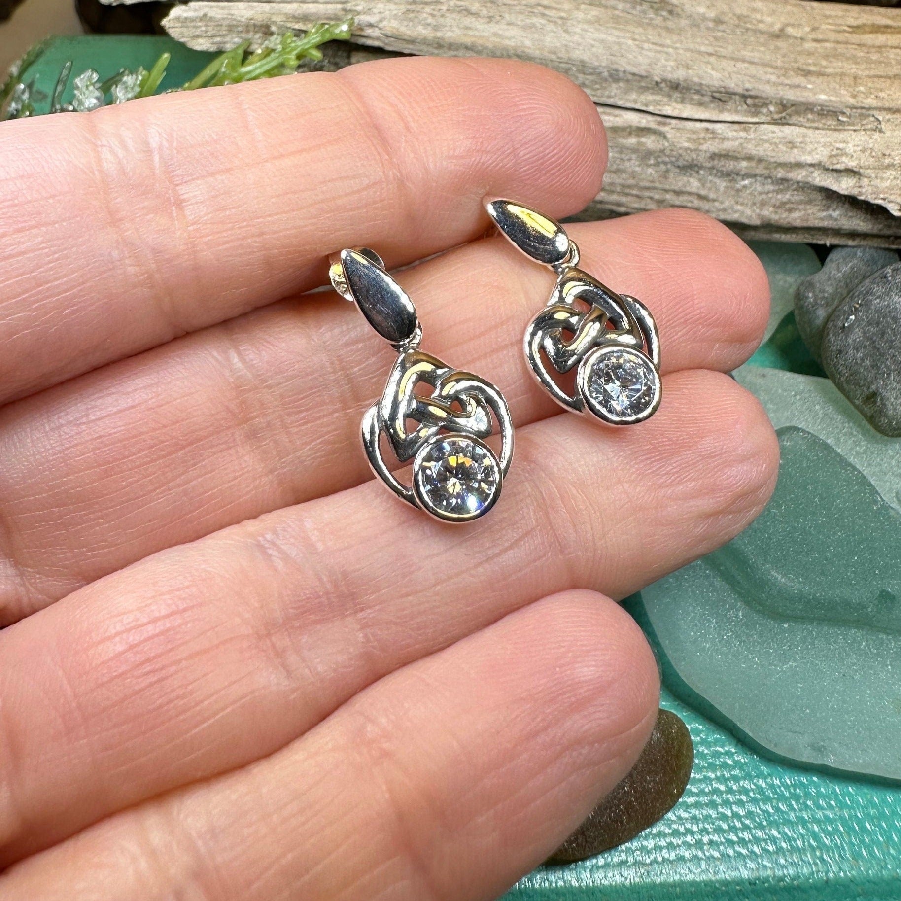 Kellei Celtic Knot Post Earrings