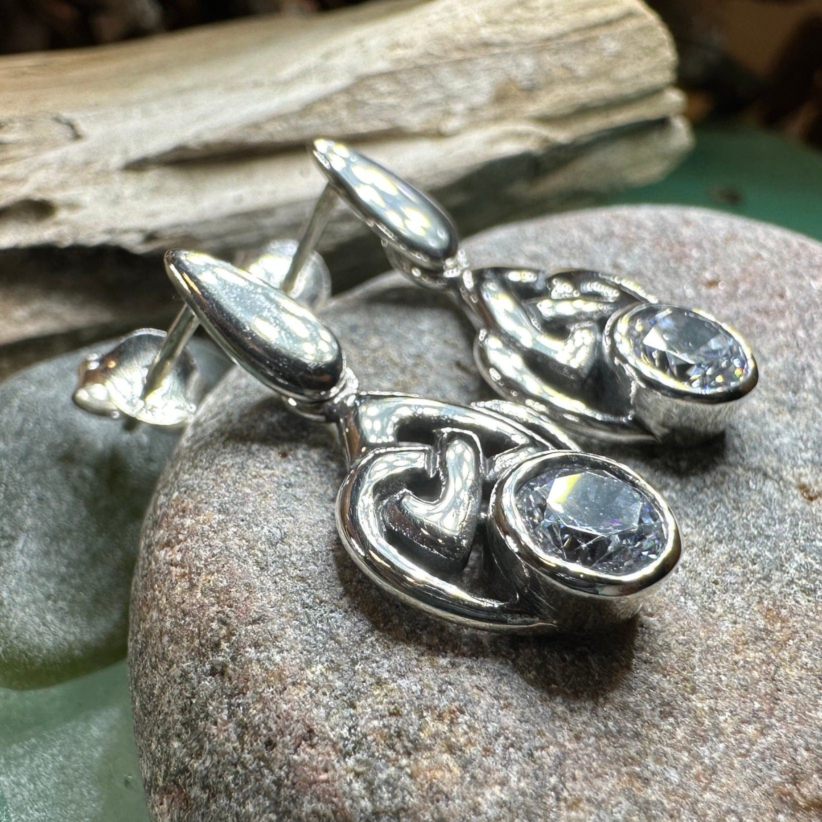 Kellei Celtic Knot Post Earrings