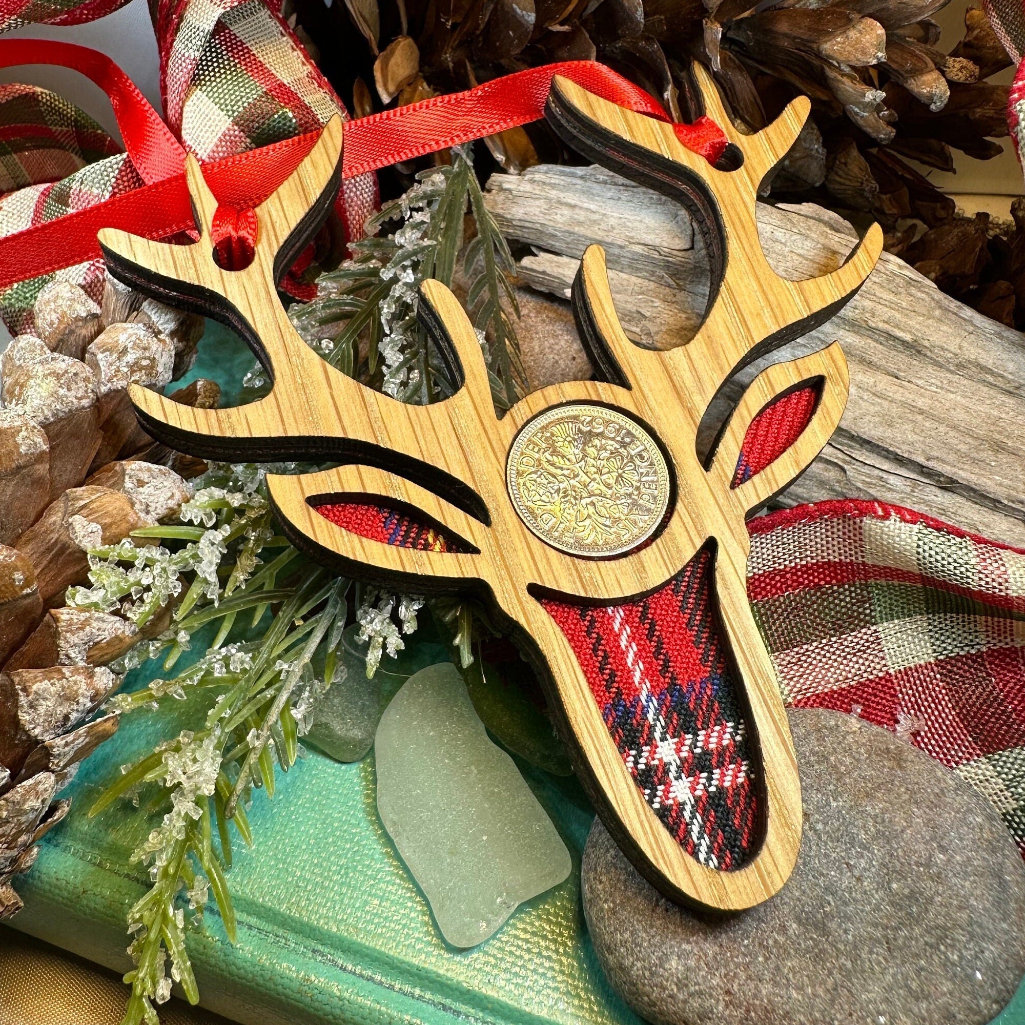 Scotland Stag Ornament