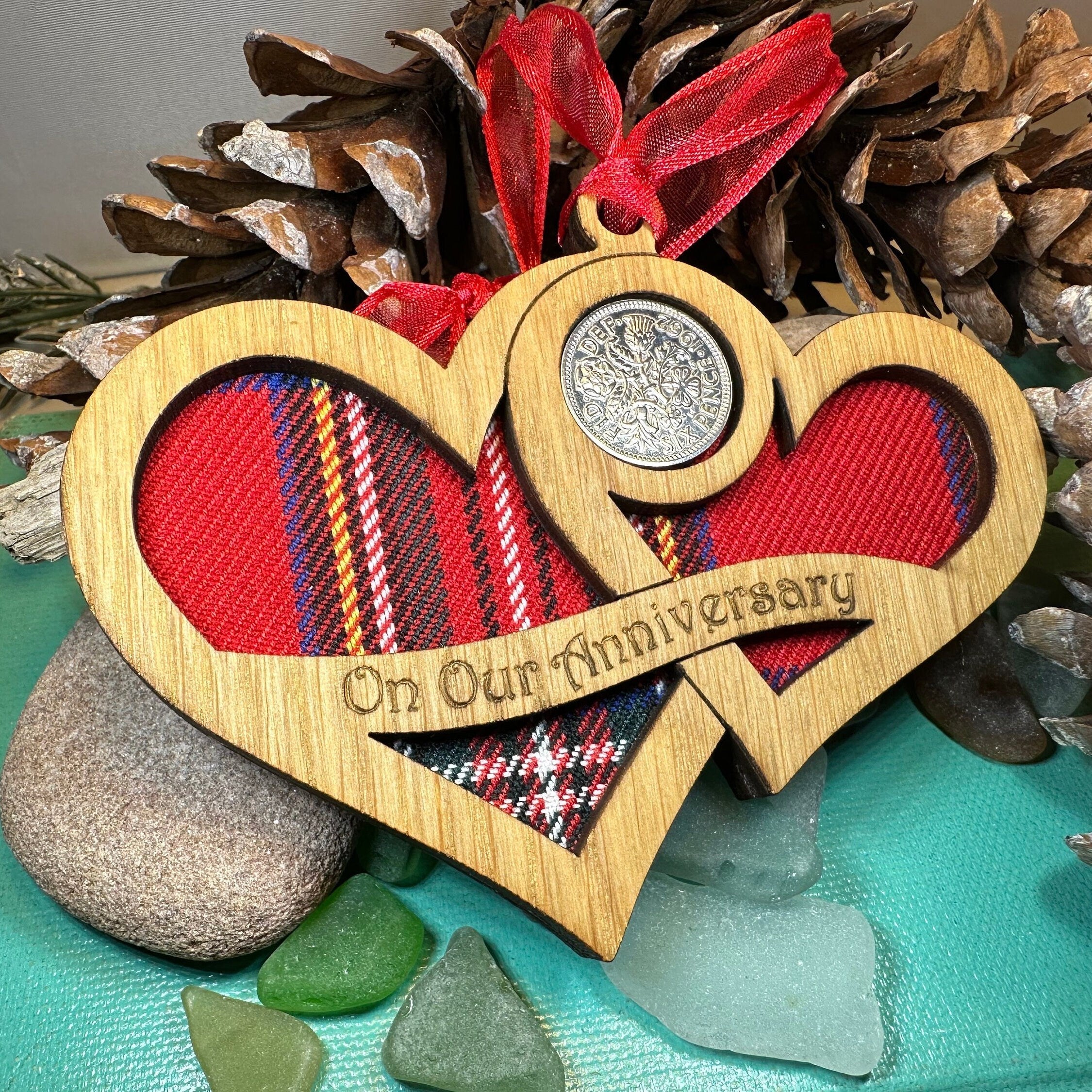 Scottish Anniversary Lucky Sixpence Gift