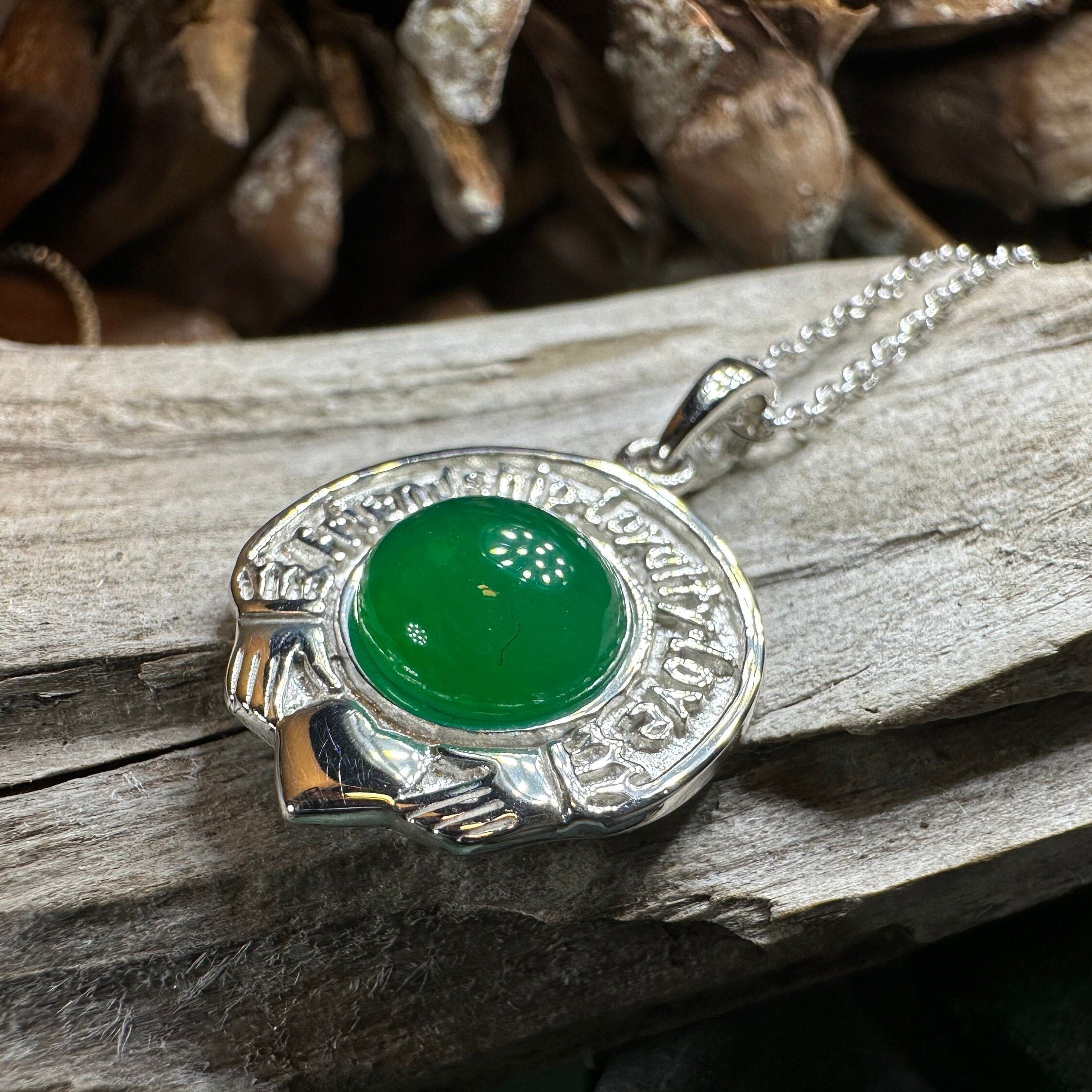 Friendship, Loyalty and Love Claddagh Necklace