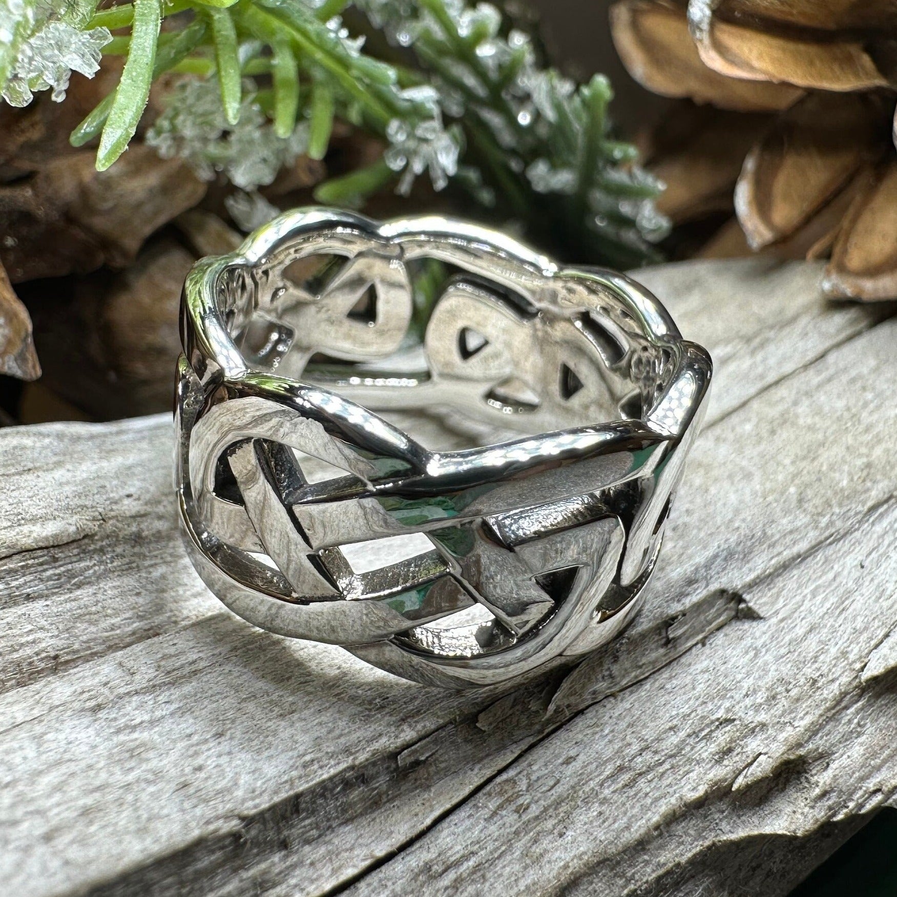Classic Celtic Knot Ring in Sterling Silver