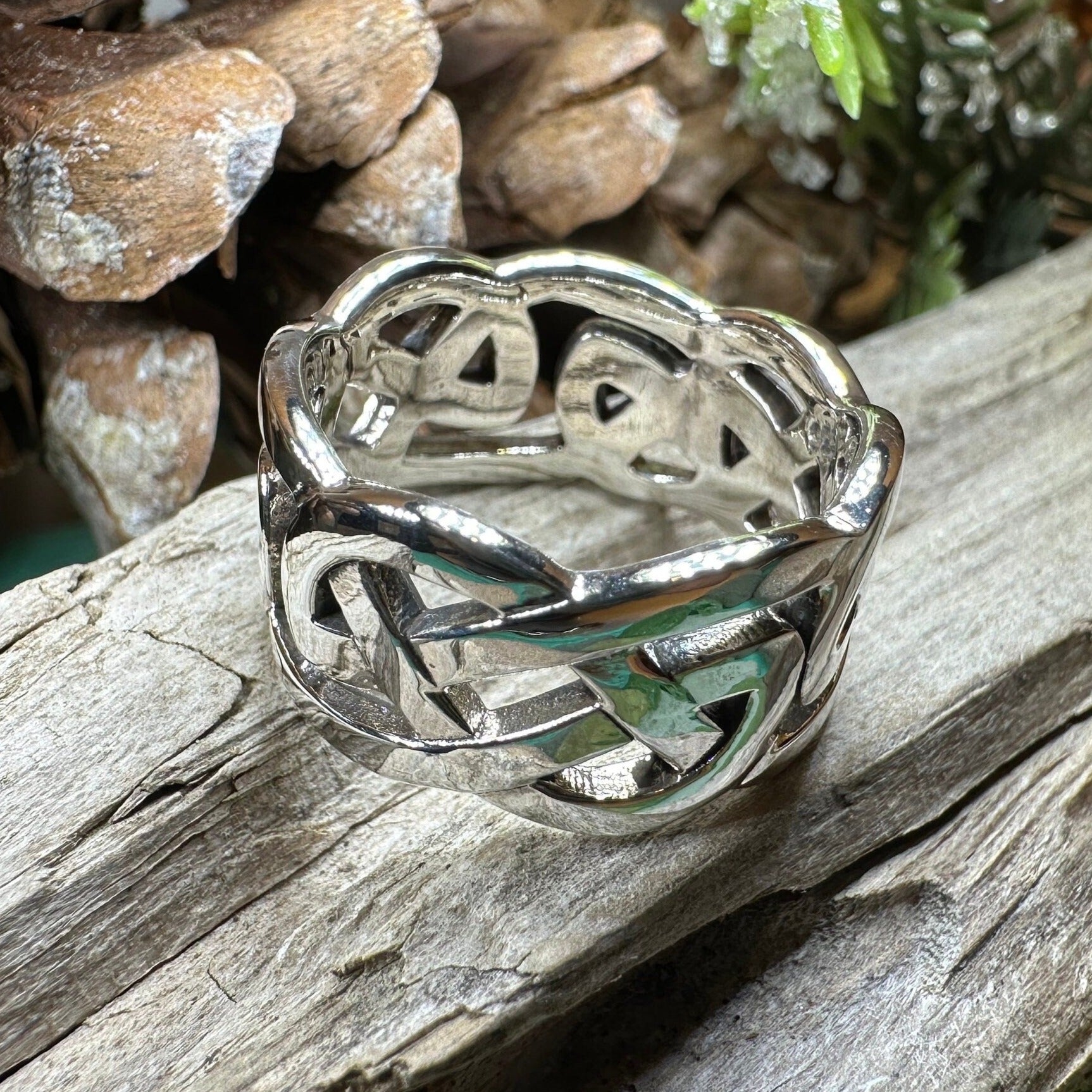 Classic Celtic Knot Ring in Sterling Silver