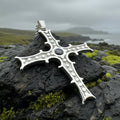 Irish Cross of Cong Necklace in Sterling Silver