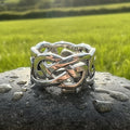 Classic Celtic Knot Ring in Sterling Silver