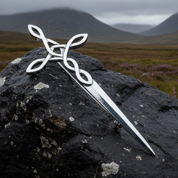 Celtic Honor Sword Kilt Pin