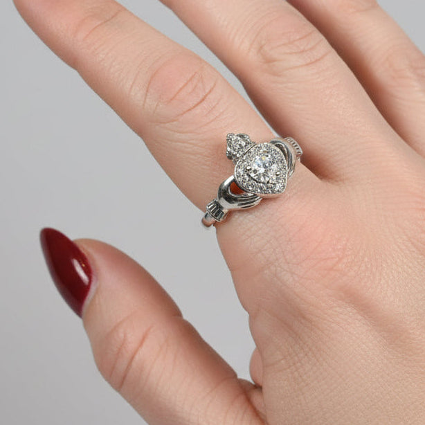 Evermore Irish Claddagh Promise Ring