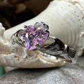 Petal Pink Claddagh Ring