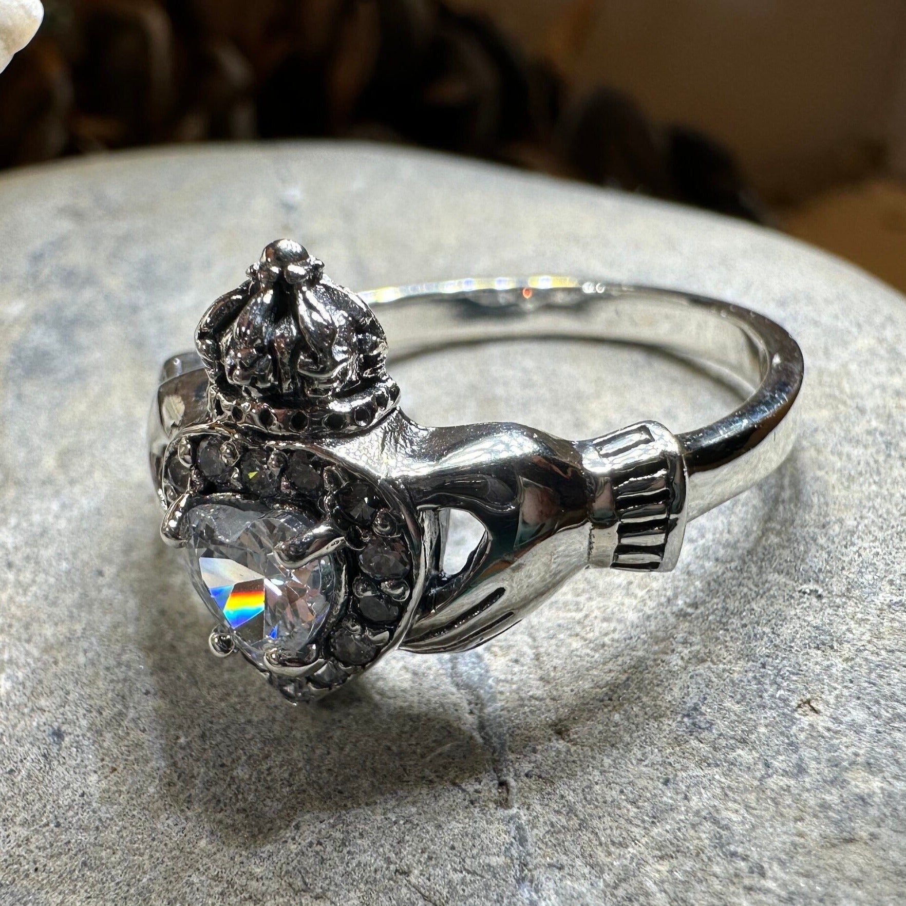 Evermore Irish Claddagh Promise Ring