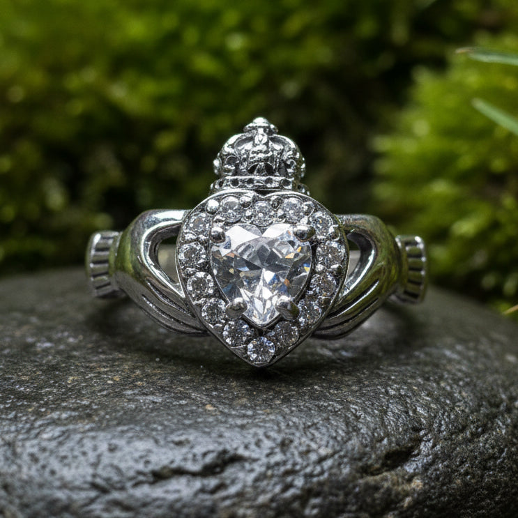 Evermore Irish Claddagh Promise Ring