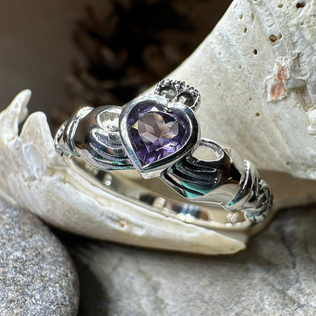 Eriu Marcasite Claddagh Ring