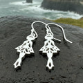 Irish Dancer Earrings in Sterling Silver
