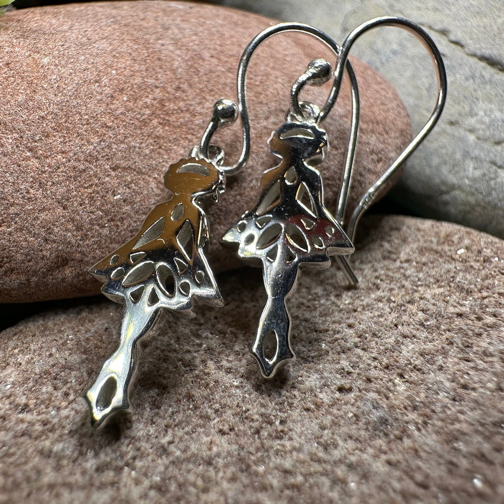 Irish Dancer Earrings in Sterling Silver