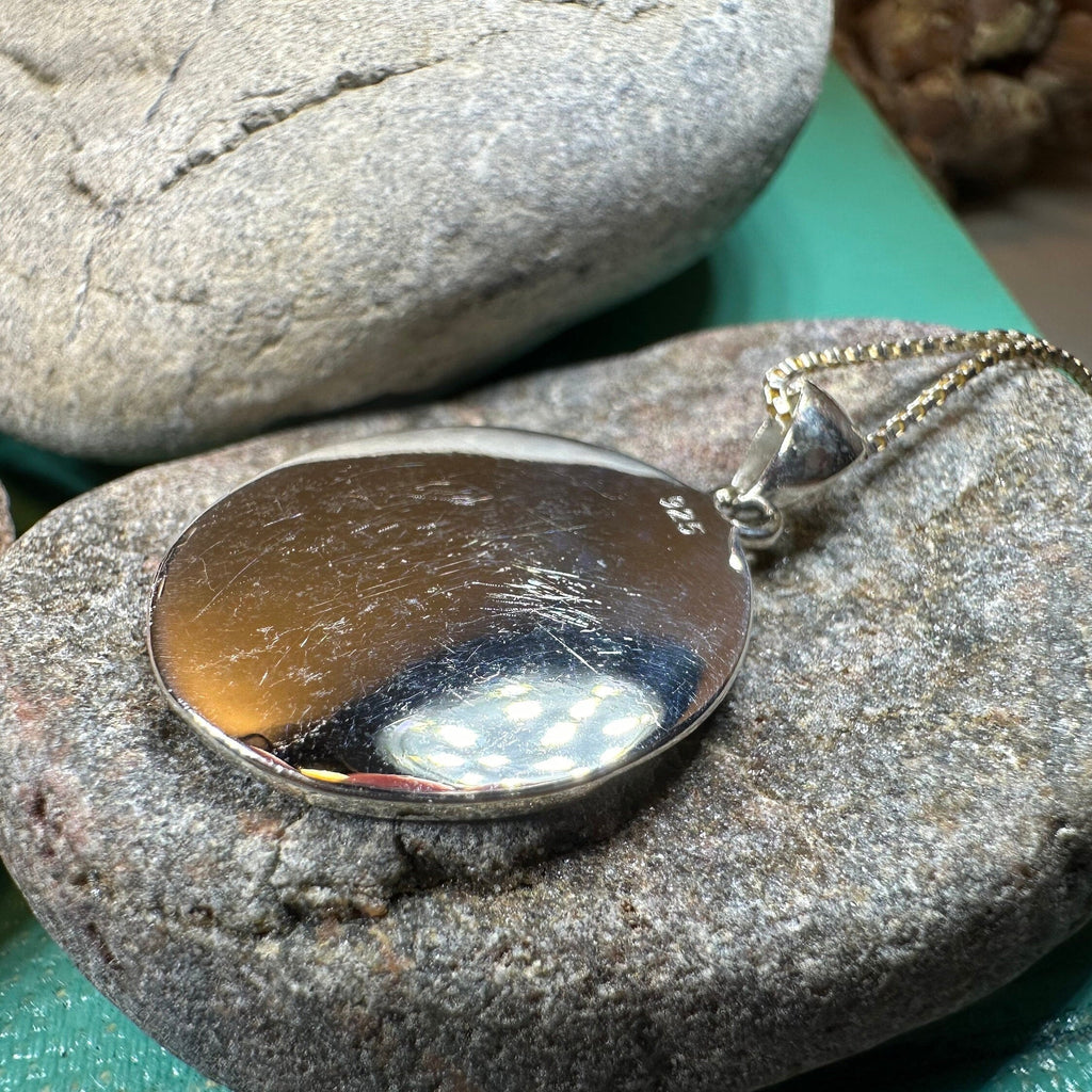 Night Sky Rabbit Necklace in Sterling Silver