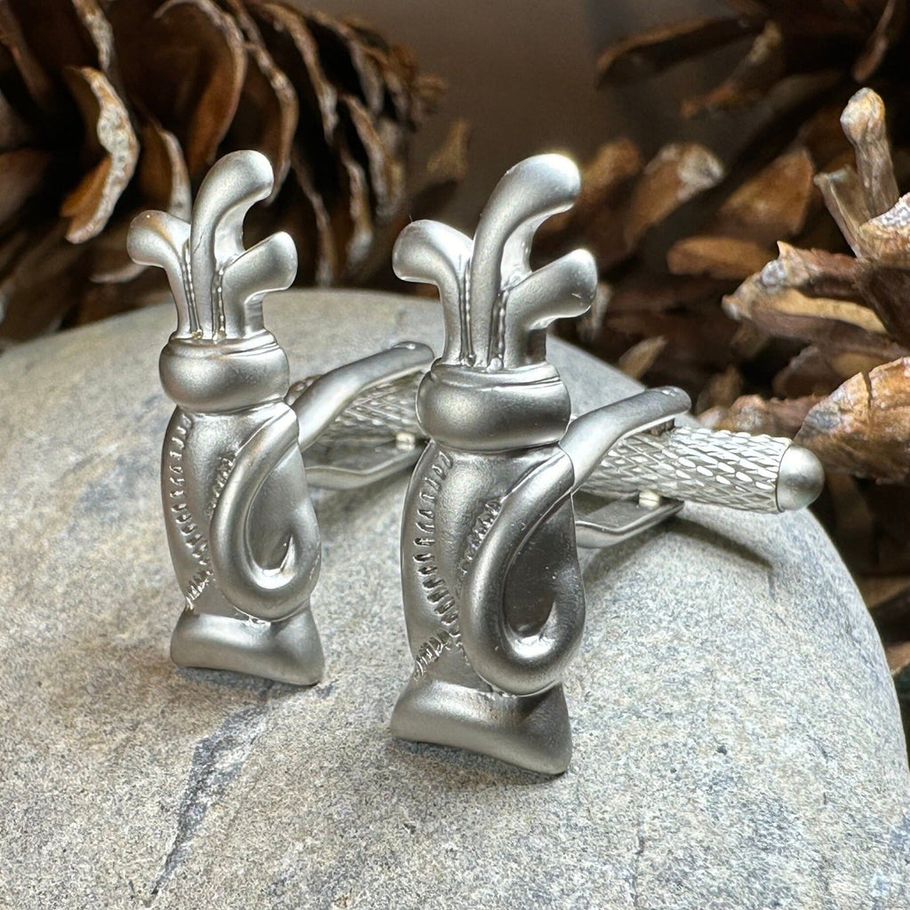 Golf Bag Cufflinks for Men