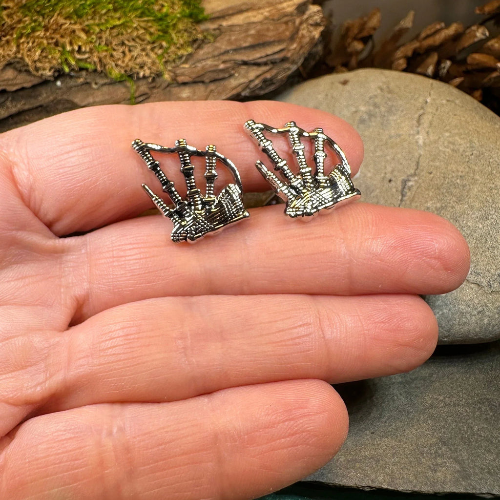 Highlander Bagpipes Cufflinks for Men