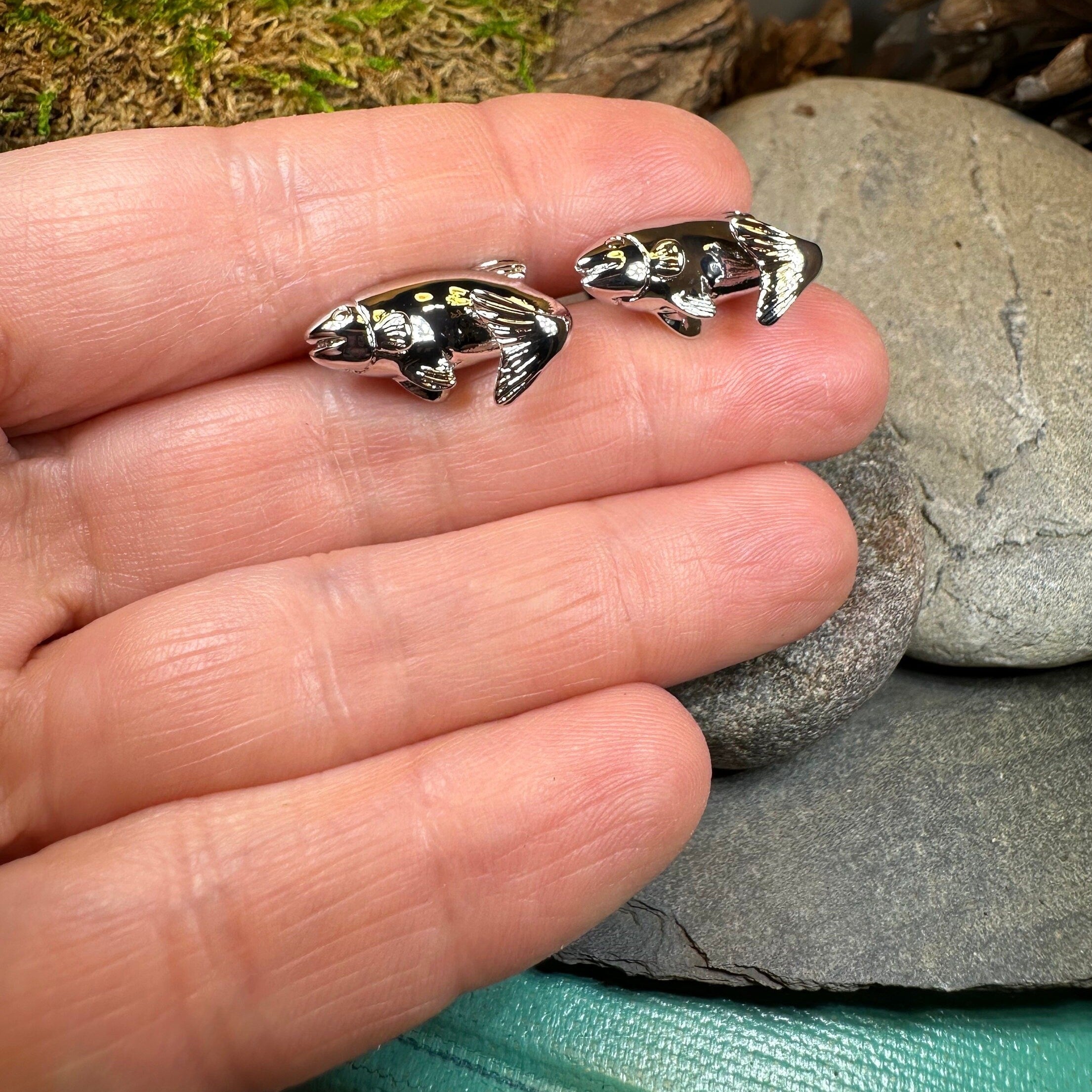 Good Catch Fish Cufflinks for Men