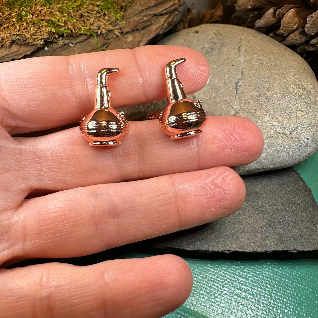 Whiskey Copper Still Cufflinks