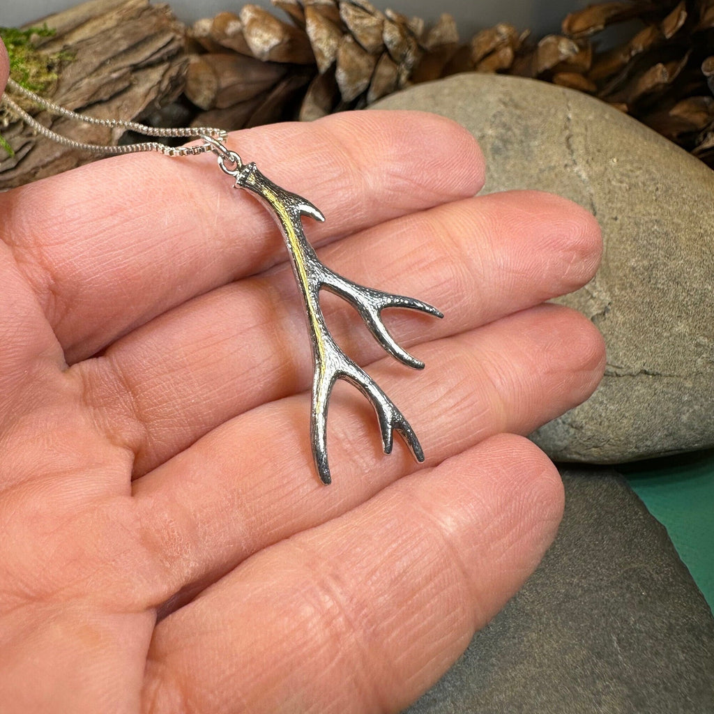 Forest King Stag Antler Pendant