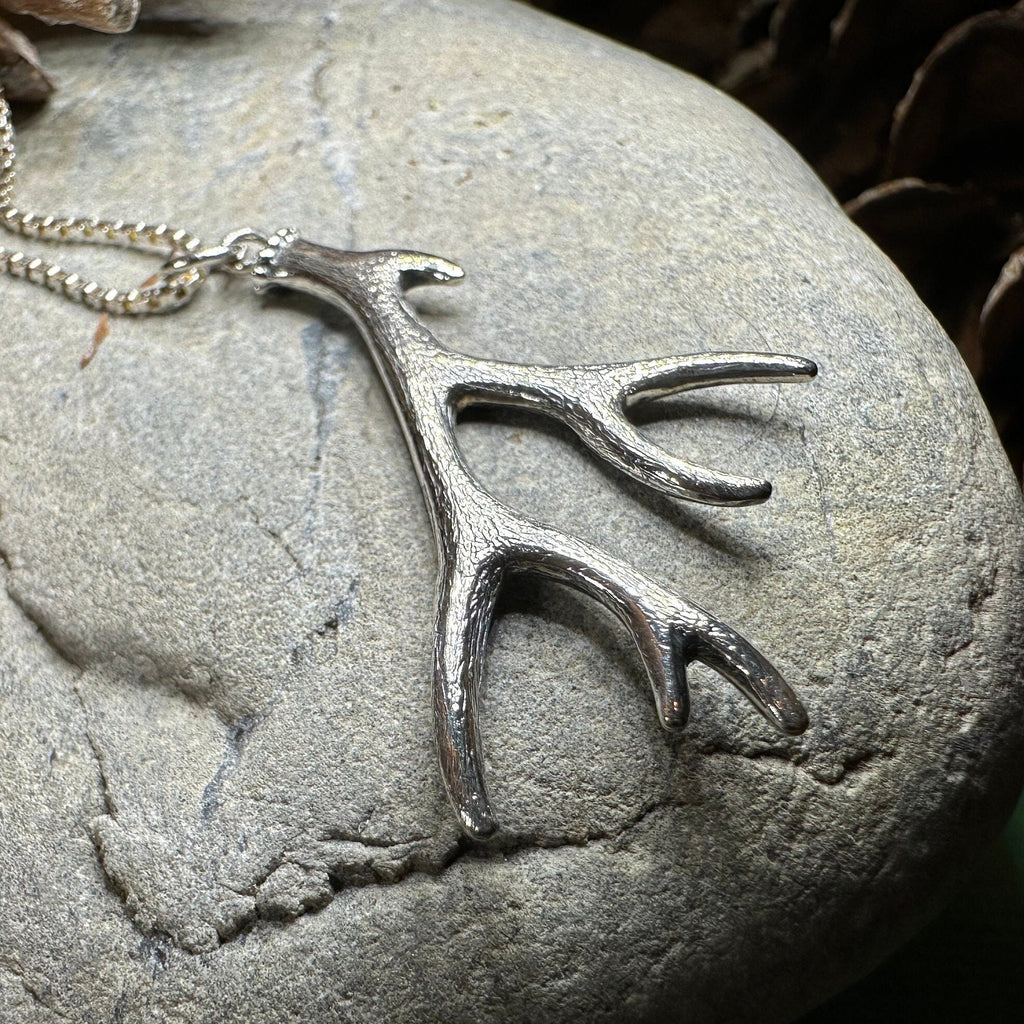 Forest King Stag Antler Pendant
