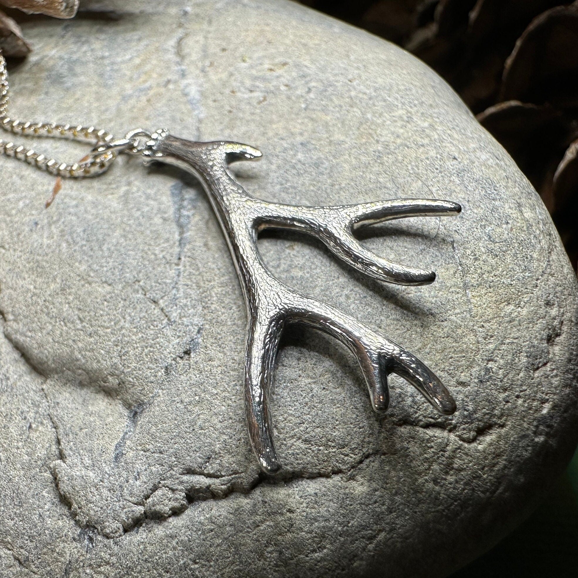 Forest King Stag Antler Pendant