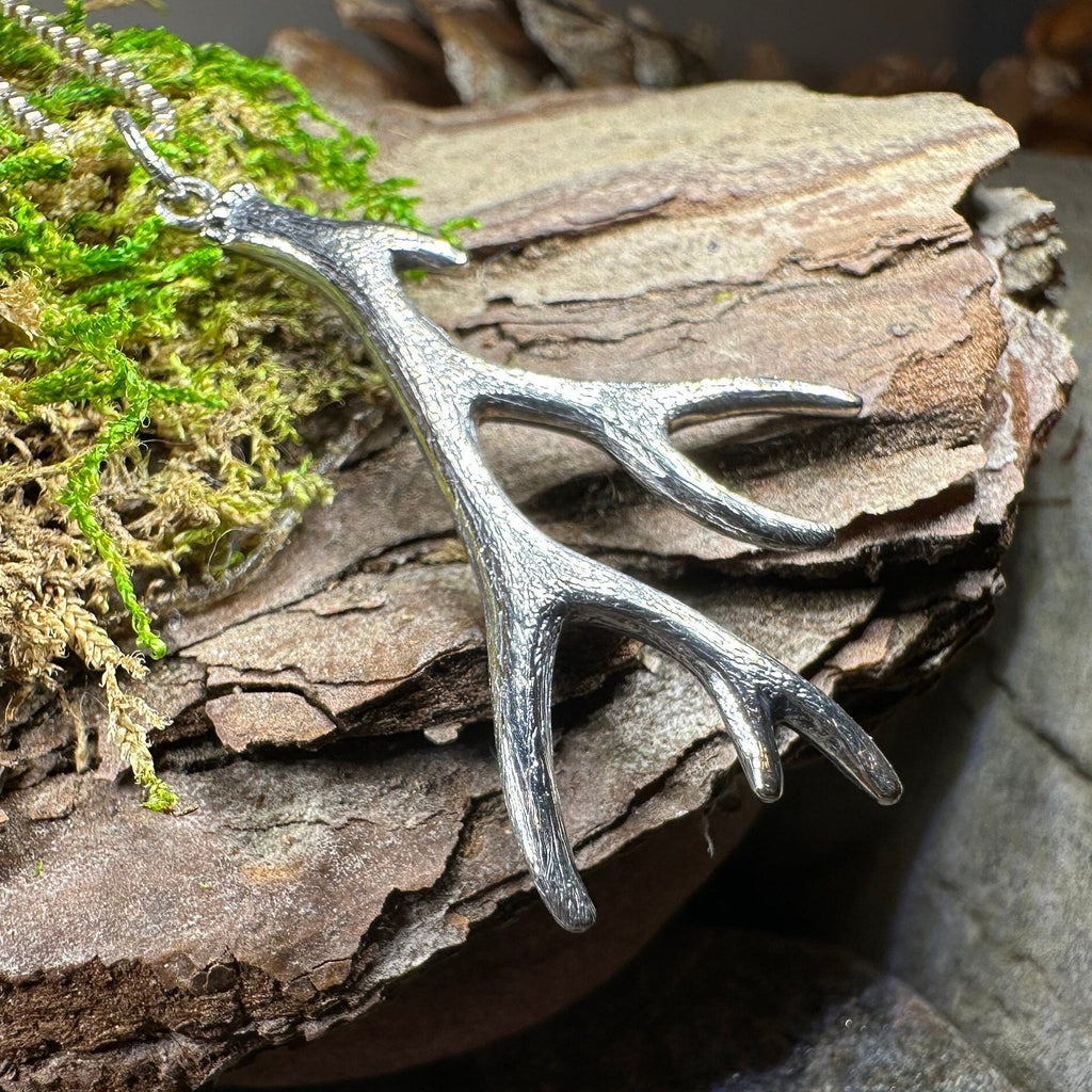 Forest King Stag Antler Pendant