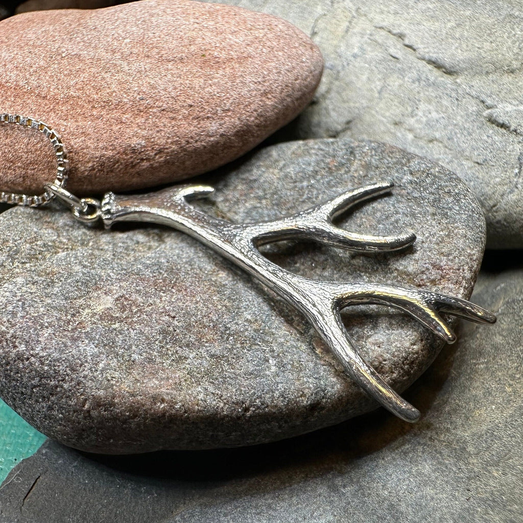 Forest King Stag Antler Pendant