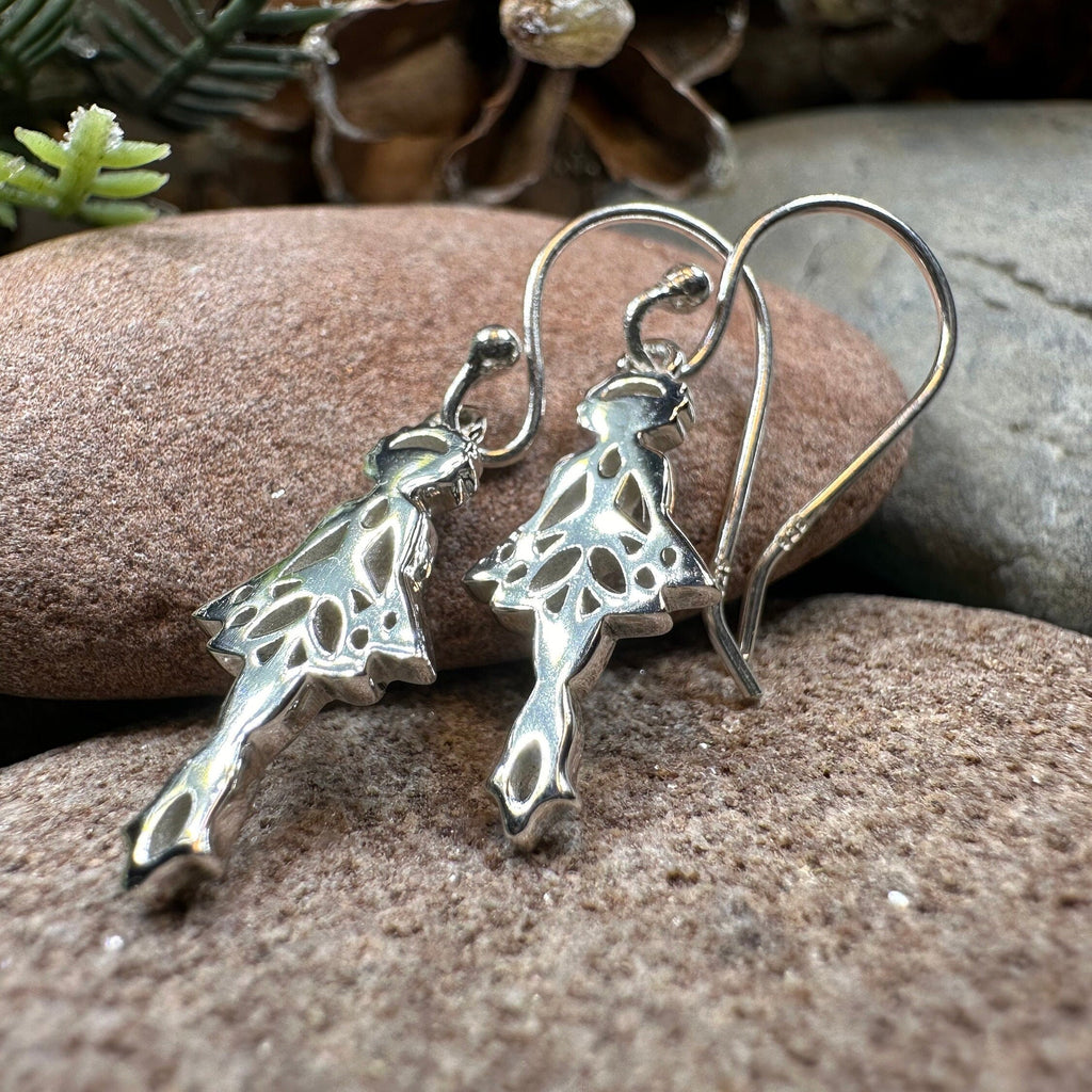 Irish Dancer Earrings in Sterling Silver