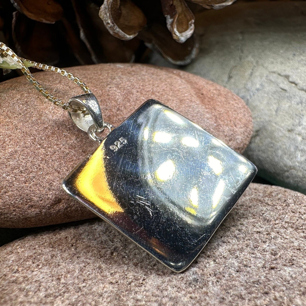 Lunar Dreamer Rabbit Necklace in Sterling Silver