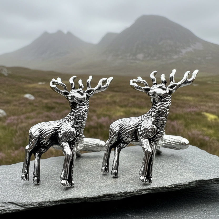 Torridon Stag Cufflinks for Men