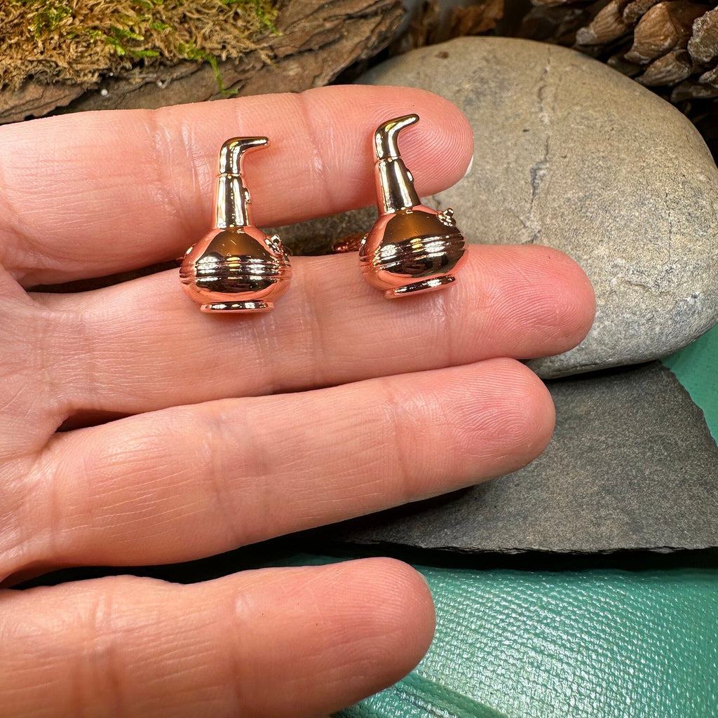Whiskey Copper Still Cufflinks