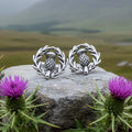 Scottish Thistle Wreath Cufflinks